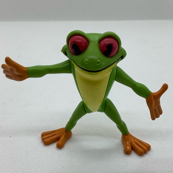 Rainforest Cafe Cha Cha The Red Eyes Tree Frog Action Figure - Picture 9 of 14